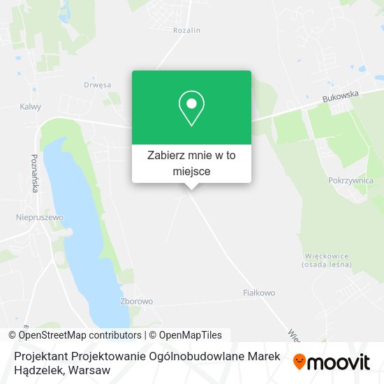 Mapa Projektant Projektowanie Ogólnobudowlane Marek Hądzelek