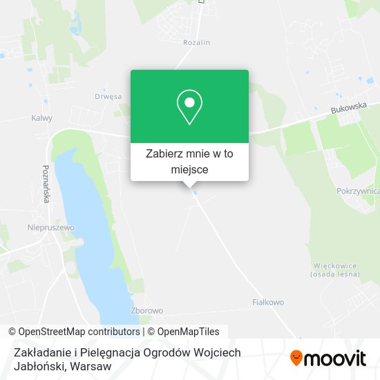 Mapa Zakładanie i Pielęgnacja Ogrodów Wojciech Jabłoński