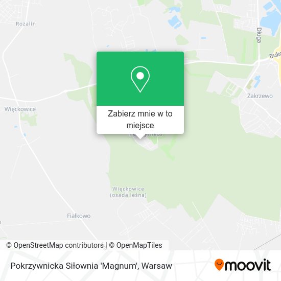 Mapa Pokrzywnicka Siłownia 'Magnum'