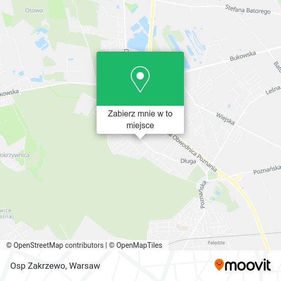 Mapa Osp Zakrzewo