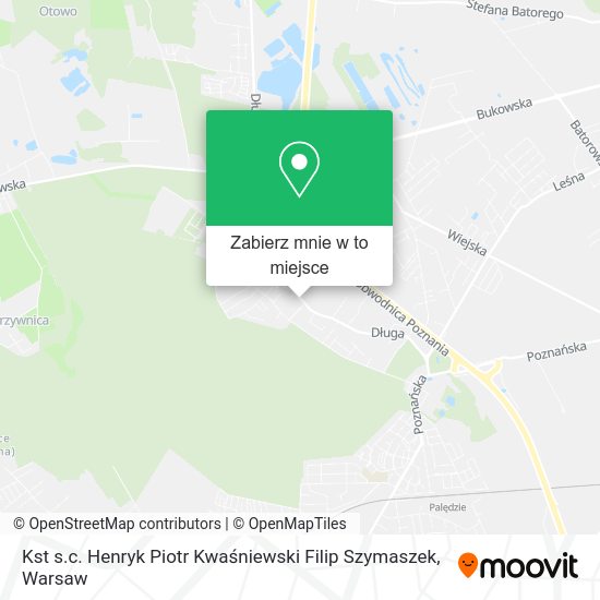 Mapa Kst s.c. Henryk Piotr Kwaśniewski Filip Szymaszek