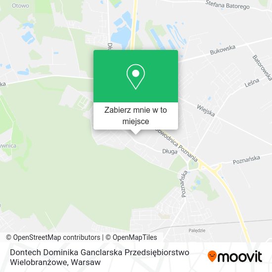 Mapa Dontech Dominika Ganclarska Przedsiębiorstwo Wielobranżowe