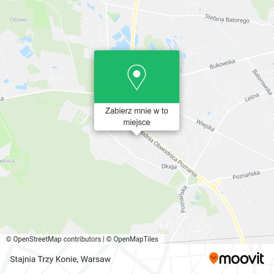 Mapa Stajnia Trzy Konie