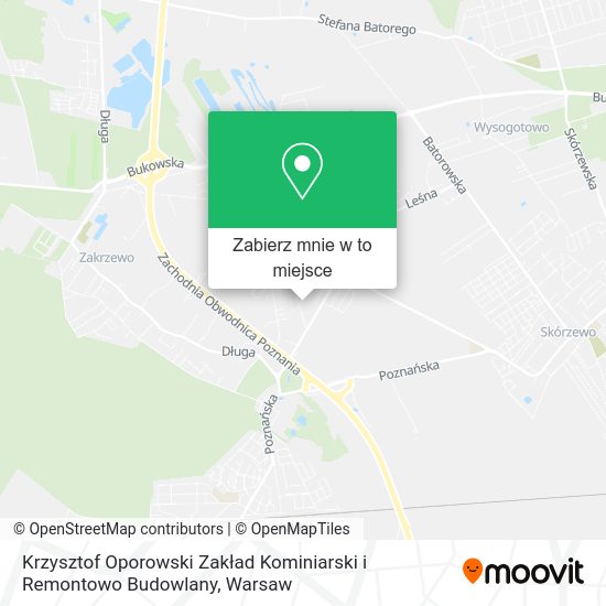 Mapa Krzysztof Oporowski Zakład Kominiarski i Remontowo Budowlany