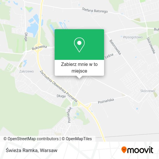 Mapa Świeża Ramka