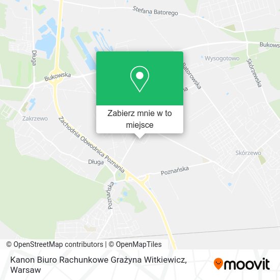 Mapa Kanon Biuro Rachunkowe Grażyna Witkiewicz