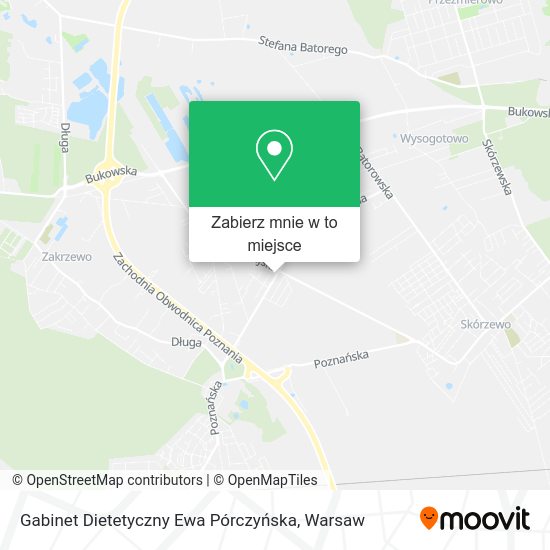 Mapa Gabinet Dietetyczny Ewa Pórczyńska