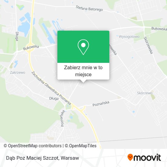 Mapa Dąb Poz Maciej Szczot