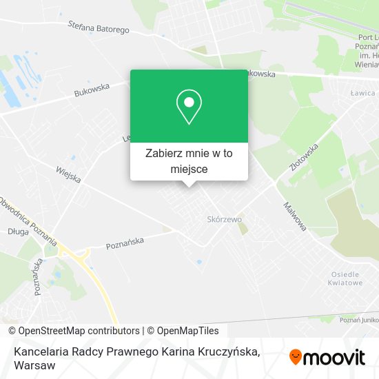 Mapa Kancelaria Radcy Prawnego Karina Kruczyńska