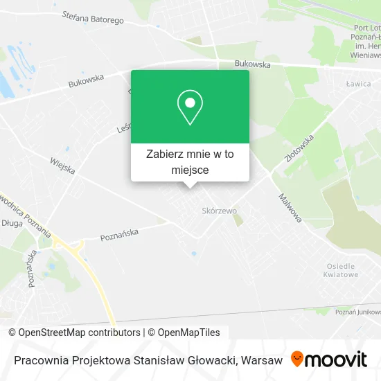 Mapa Pracownia Projektowa Stanisław Głowacki