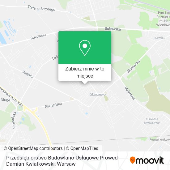 Mapa Przedsiębiorstwo Budowlano-Usługowe Prowed Damian Kwiatkowski