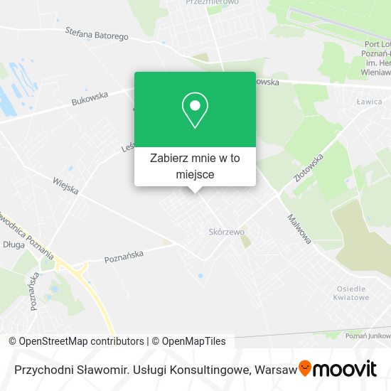 Mapa Przychodni Sławomir. Usługi Konsultingowe