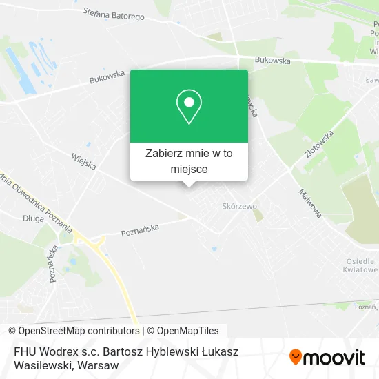 Mapa FHU Wodrex s.c. Bartosz Hyblewski Łukasz Wasilewski