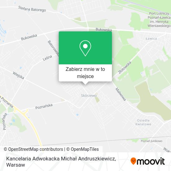 Mapa Kancelaria Adwokacka Michał Andruszkiewicz