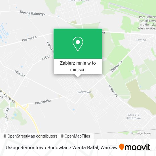 Mapa Usługi Remontowo Budowlane Wenta Rafał