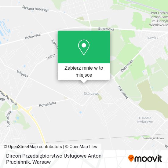 Mapa Dircon Przedsiębiorstwo Usługowe Antoni Płuciennik