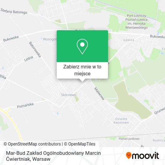 Mapa Mar-Bud Zakład Ogólnobudowlany Marcin Ćwiertniak