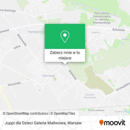 Mapa Juppi dla Dzieci Galeria Mallwowa