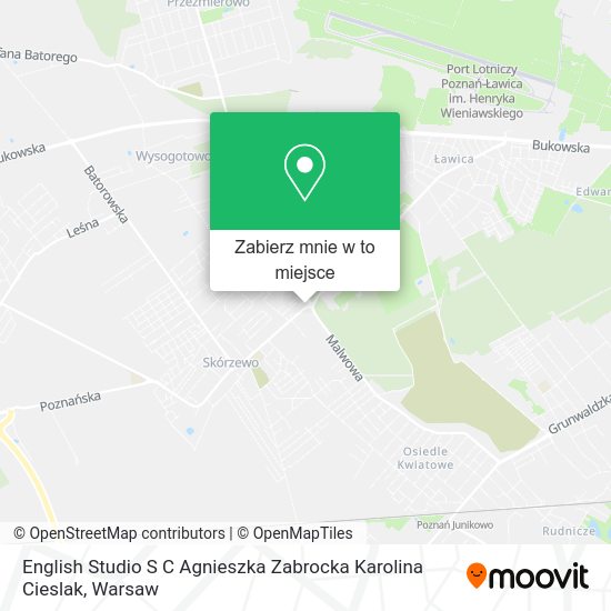 Mapa English Studio S C Agnieszka Zabrocka Karolina Cieslak