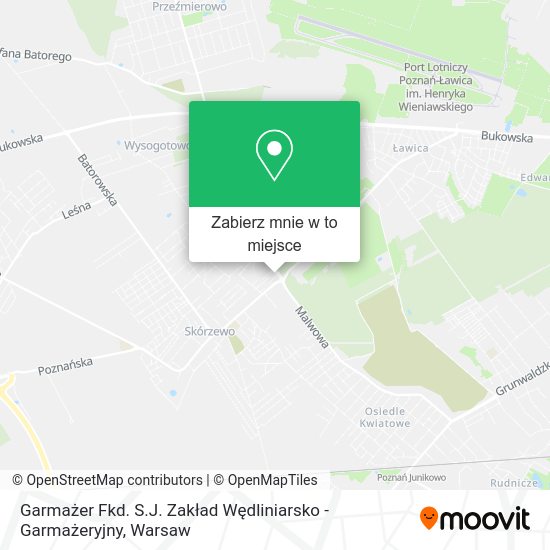 Mapa Garmażer Fkd. S.J. Zakład Wędliniarsko - Garmażeryjny