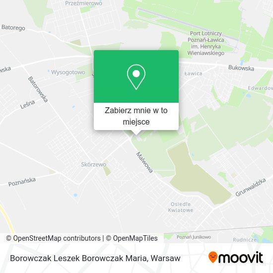 Mapa Borowczak Leszek Borowczak Maria