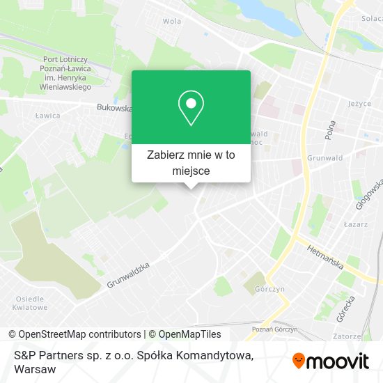 Mapa S&P Partners sp. z o.o. Spółka Komandytowa