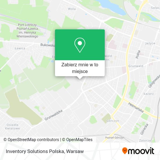 Mapa Inventory Solutions Polska