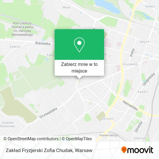 Mapa Zakład Fryzjerski Zofia Chudak