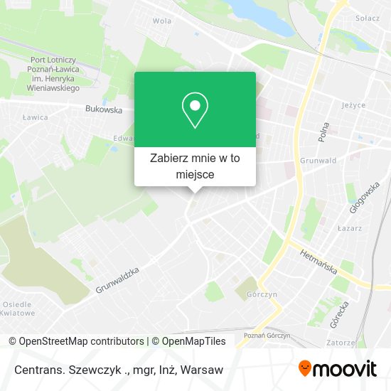 Mapa Centrans. Szewczyk ., mgr, Inż