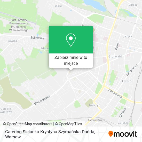 Mapa Catering Sielanka Krystyna Szymańska Dańda