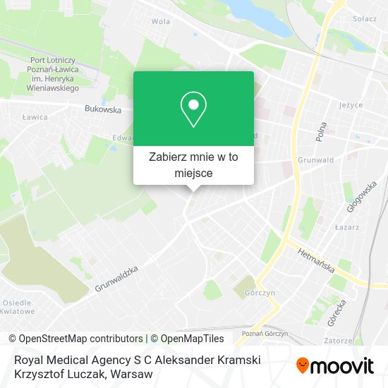 Mapa Royal Medical Agency S C Aleksander Kramski Krzysztof Luczak