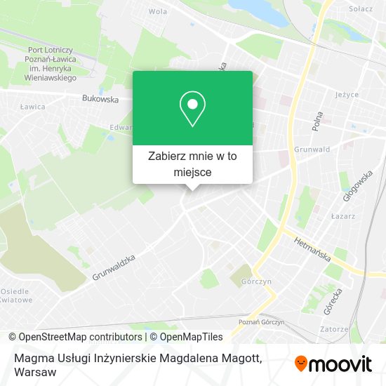 Mapa Magma Usługi Inżynierskie Magdalena Magott