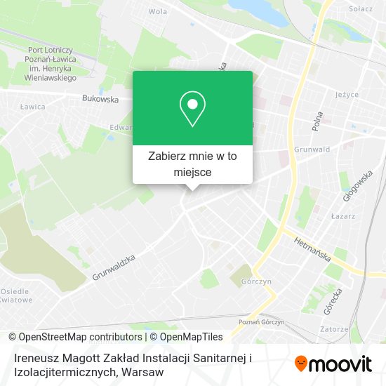 Mapa Ireneusz Magott Zakład Instalacji Sanitarnej i Izolacjitermicznych