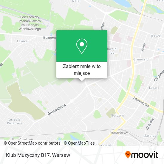 Mapa Klub Muzyczny B17