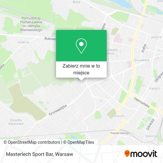 Mapa Masterlech Sport Bar