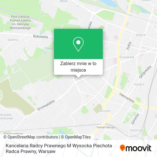 Mapa Kancelaria Radcy Prawnego M Wysocka Piechota Radca Prawny