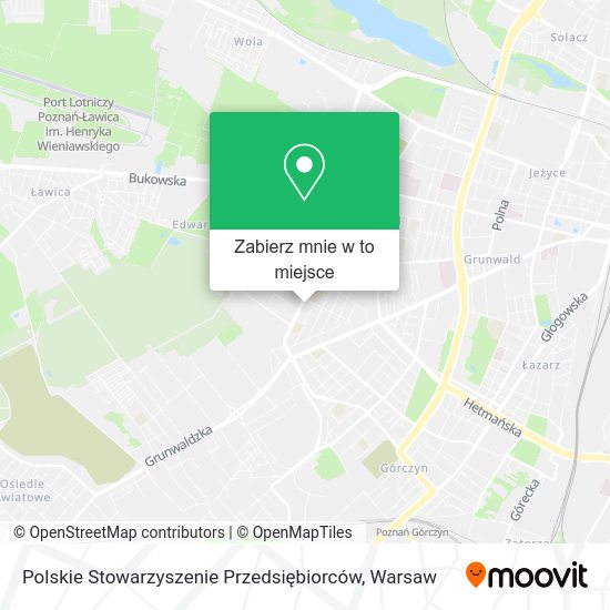 Mapa Polskie Stowarzyszenie Przedsiębiorców