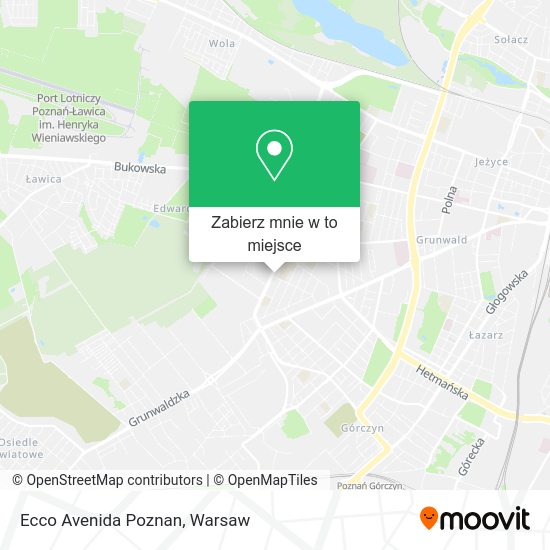 Mapa Ecco Avenida Poznan