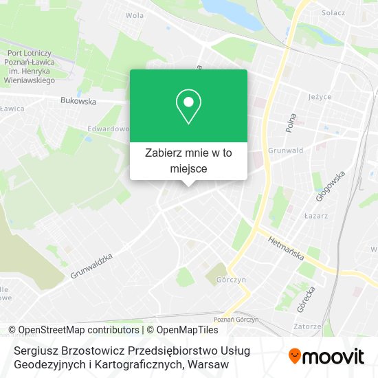 Mapa Sergiusz Brzostowicz Przedsiębiorstwo Usług Geodezyjnych i Kartograficznych