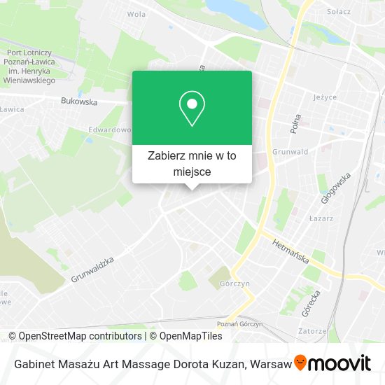 Mapa Gabinet Masażu Art Massage Dorota Kuzan