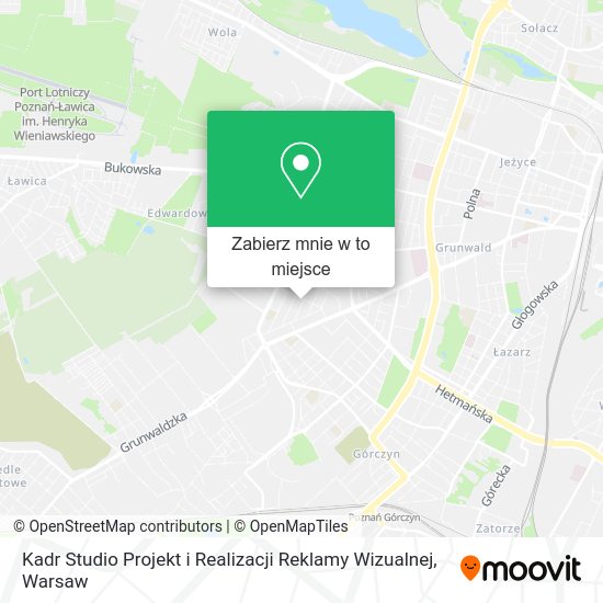 Mapa Kadr Studio Projekt i Realizacji Reklamy Wizualnej