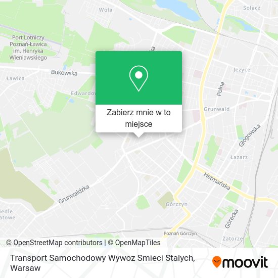 Mapa Transport Samochodowy Wywoz Smieci Stalych