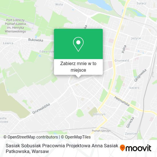 Mapa Sasiak Sobusiak Pracownia Projektowa Anna Sasiak Patkowska