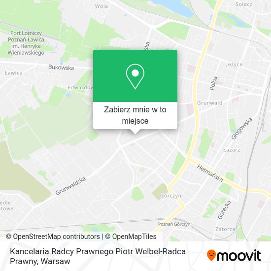 Mapa Kancelaria Radcy Prawnego Piotr Welbel-Radca Prawny