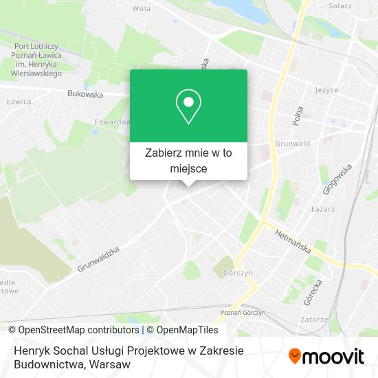 Mapa Henryk Sochal Usługi Projektowe w Zakresie Budownictwa