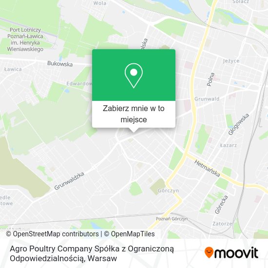 Mapa Agro Poultry Company Spółka z Ograniczoną Odpowiedzialnością