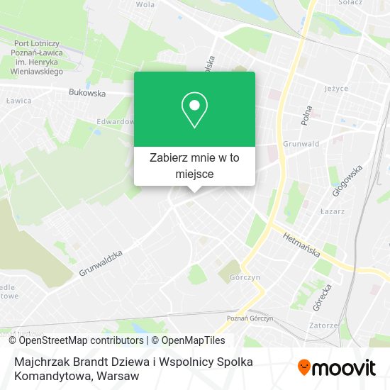 Mapa Majchrzak Brandt Dziewa i Wspolnicy Spolka Komandytowa