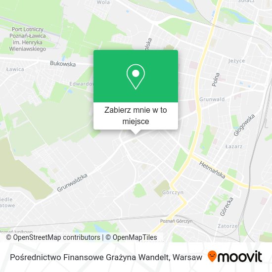 Mapa Pośrednictwo Finansowe Grażyna Wandelt