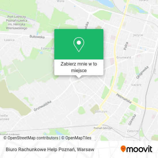 Mapa Biuro Rachunkowe Help Poznań