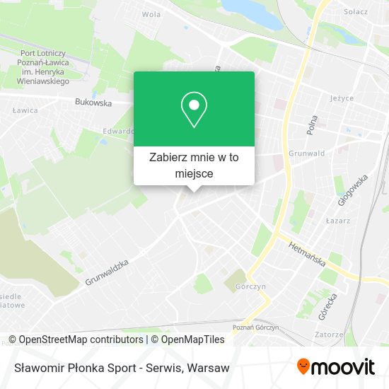 Mapa Sławomir Płonka Sport - Serwis